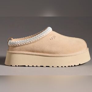 UGG® Tazz II Platform Slippers, Size 10 US, Color Sand, Retail Price $150.00 USD